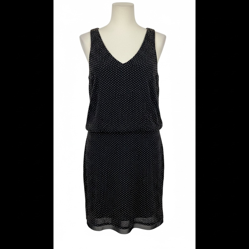 Fully Beaded Navy Party Dress